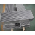 Placa de aluminio de alta calidad y núcleos del enfriador de barras